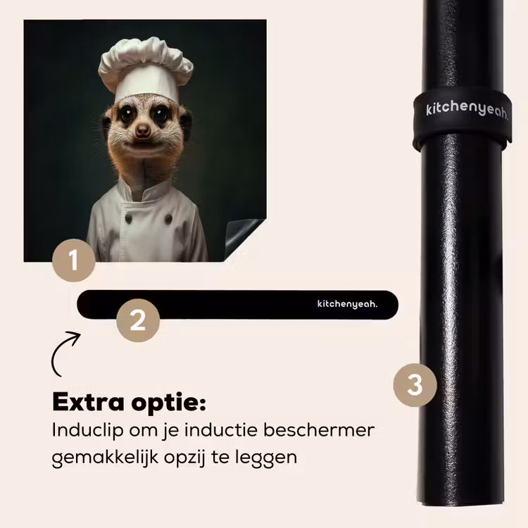 Inductie beschermer - Dier - Kok - Stokstaartje — 8