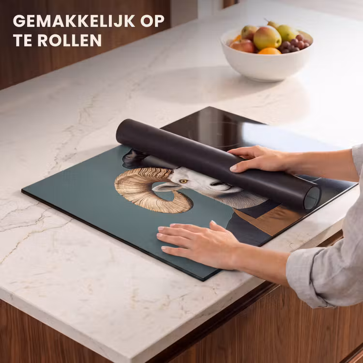 Inductie beschermer - Geit - Hoorns - Kokskleding — 7