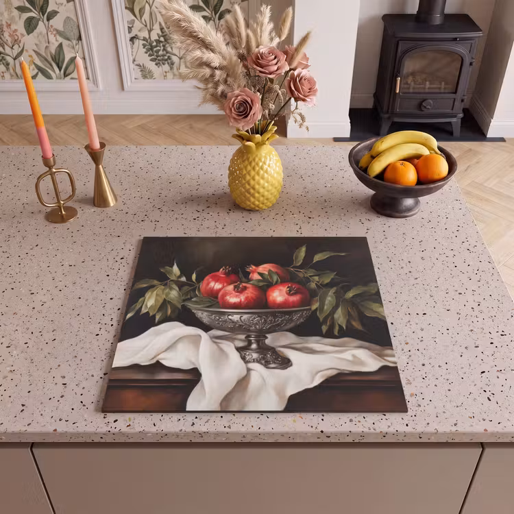 Inductie beschermer - Granaatappels - Klassiek - Vintage — 3