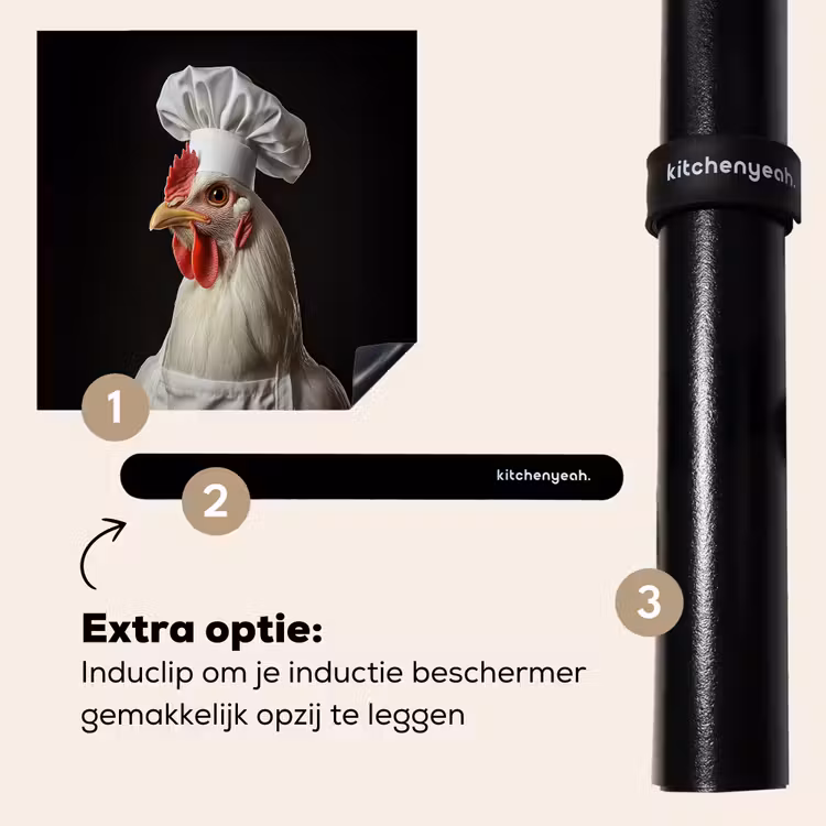 Inductie beschermer - Kok - Rood - Kip — 8