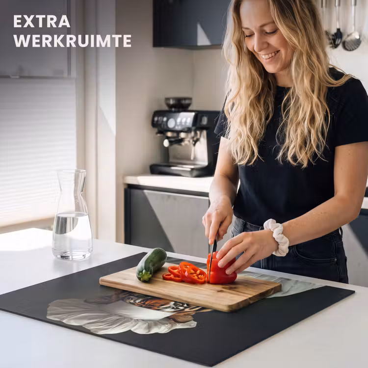 Inductie beschermer - Tijger - Kokskleding - Bruin — 5