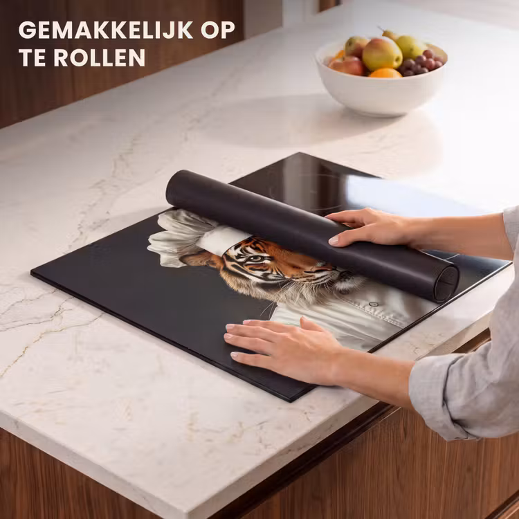 Inductie beschermer - Tijger - Kokskleding - Bruin — 7
