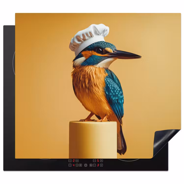 Inductie beschermer - Ijsvogel - Pilaar - Koksmuts - Vogel — 1