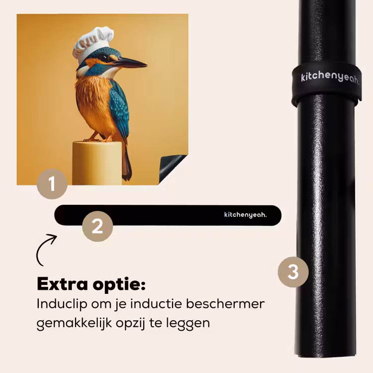 Inductie beschermer - Ijsvogel - Pilaar - Koksmuts - Vogel — 8