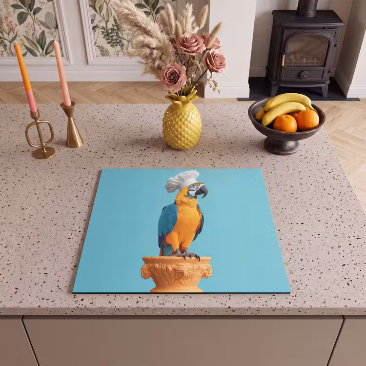 Inductie beschermer - Papegaai - Koksmuts - Grappig - Vogel — 3