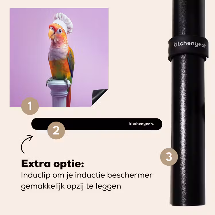 Inductie beschermer - Papegaai - Koksmuts - Pilaar - Vogel — 8