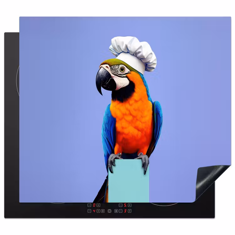 Inductie beschermer - Papegaai - Koksmuts - Vogel - Leuk — 1