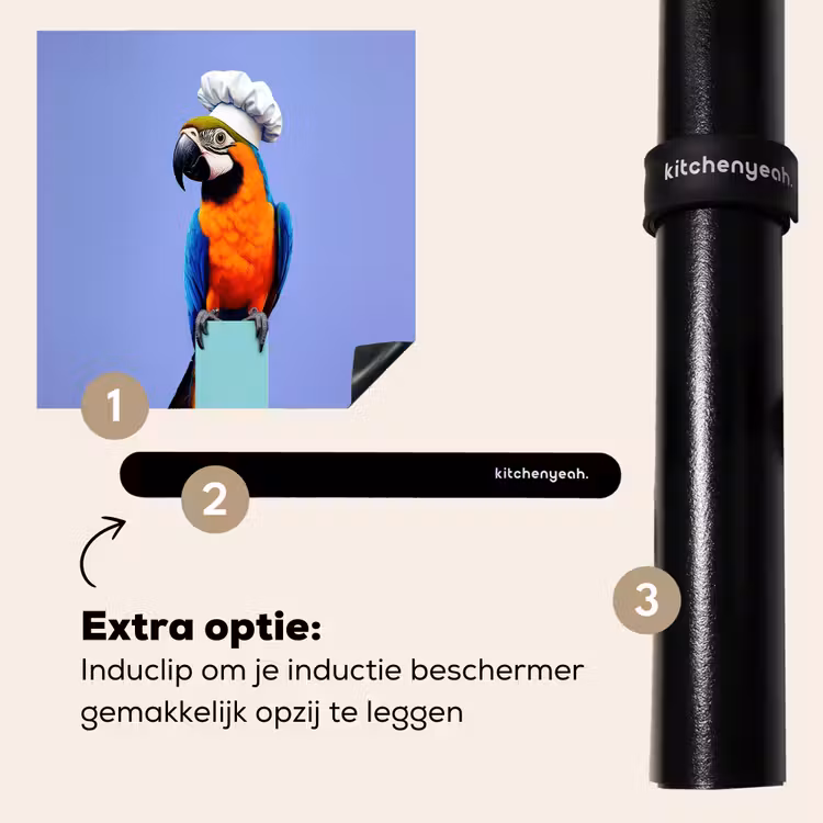 Inductie beschermer - Papegaai - Koksmuts - Vogel - Leuk — 8