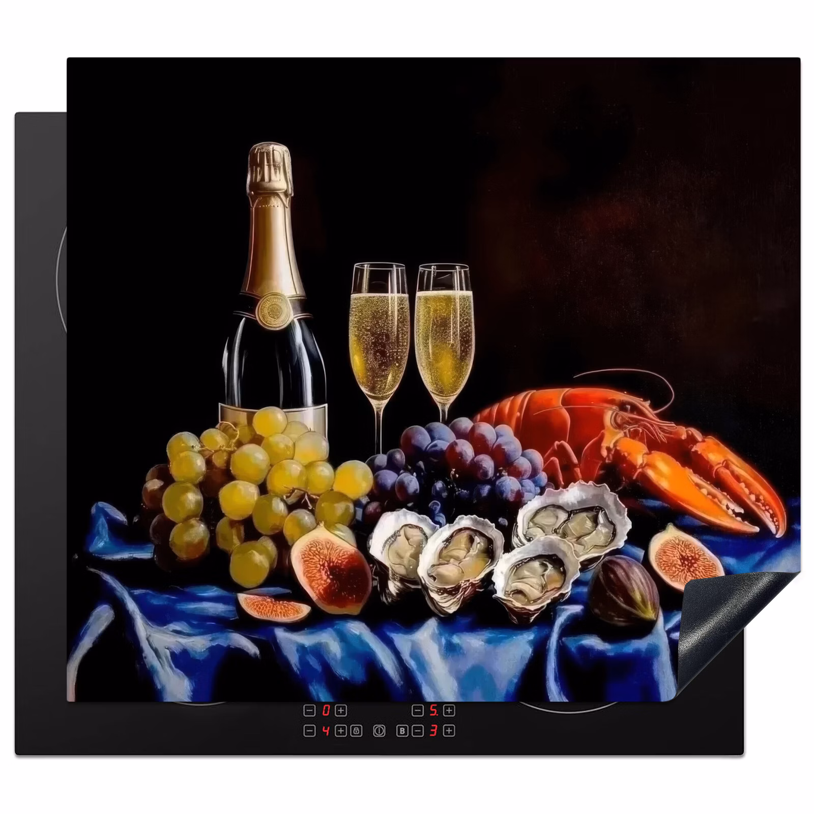 Inductie beschermer - Champagne - Luxe - Oesters — 1