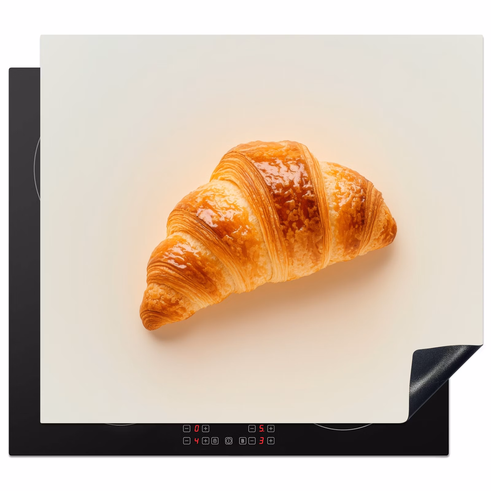 Inductie beschermer - Croissant - Brood - Beige — 1