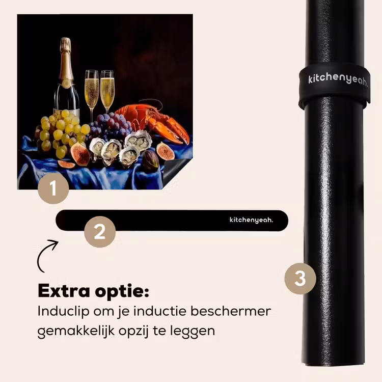 Inductie beschermer - Champagne - Luxe - Oesters — 8