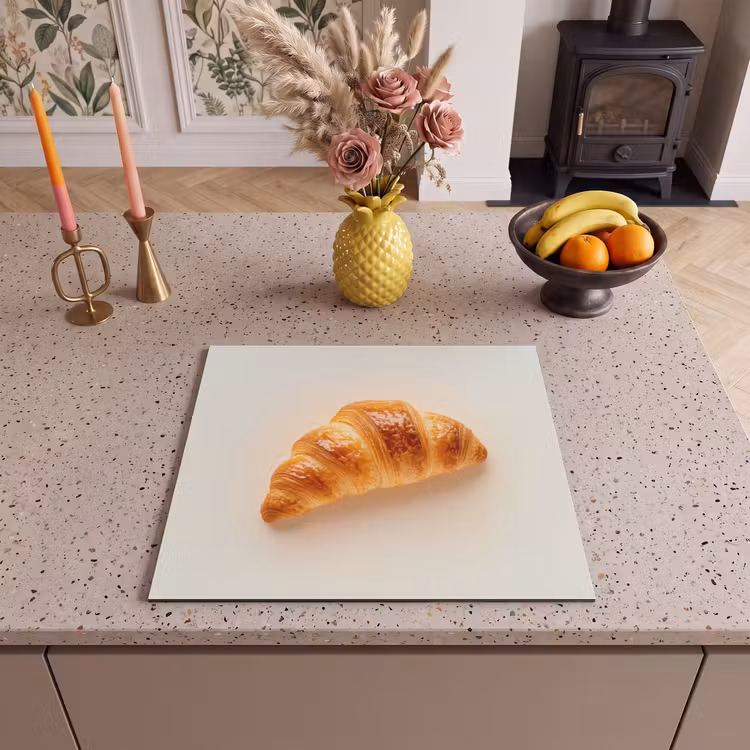 Inductie beschermer - Croissant - Brood - Beige — 3