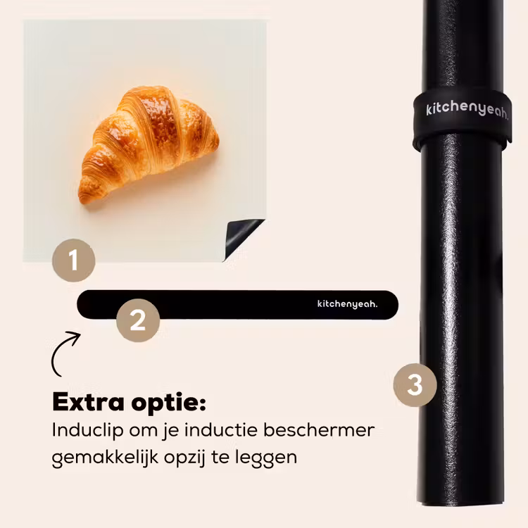 Inductie beschermer - Croissant - Brood - Beige — 8