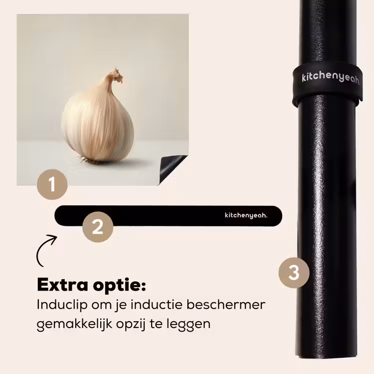 Inductie beschermer - Knoflook - Natuurlijk - Beige — 8