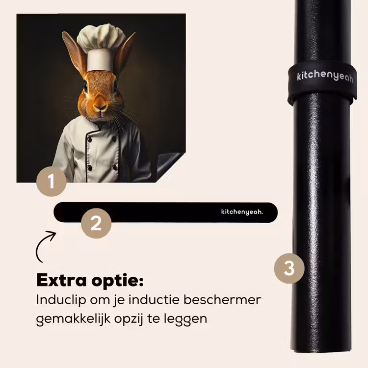 Inductie beschermer - Konijn - Kok - Dier — 8
