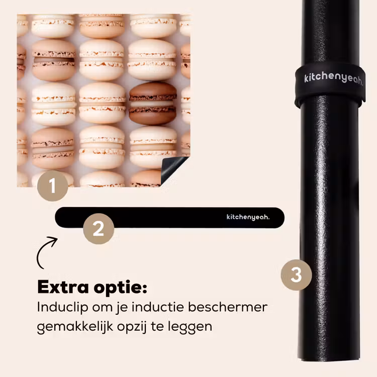 Inductie beschermer - Macarons - Beige - Bruin — 8