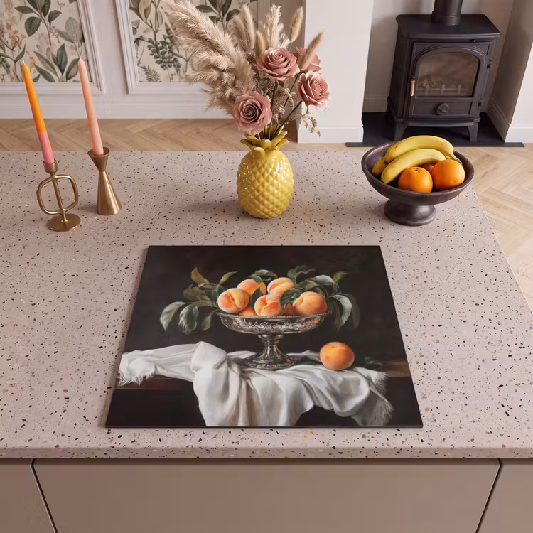 Inductie beschermer - Stilleven - Perziken - Vintage — 3