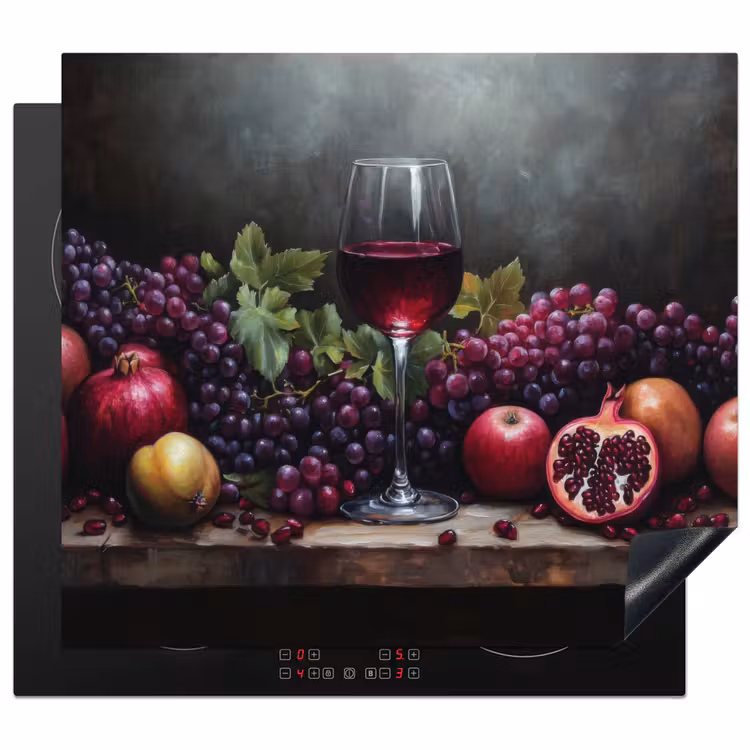 Inductie beschermer - Wijn - Fruit - Stilleven — 1