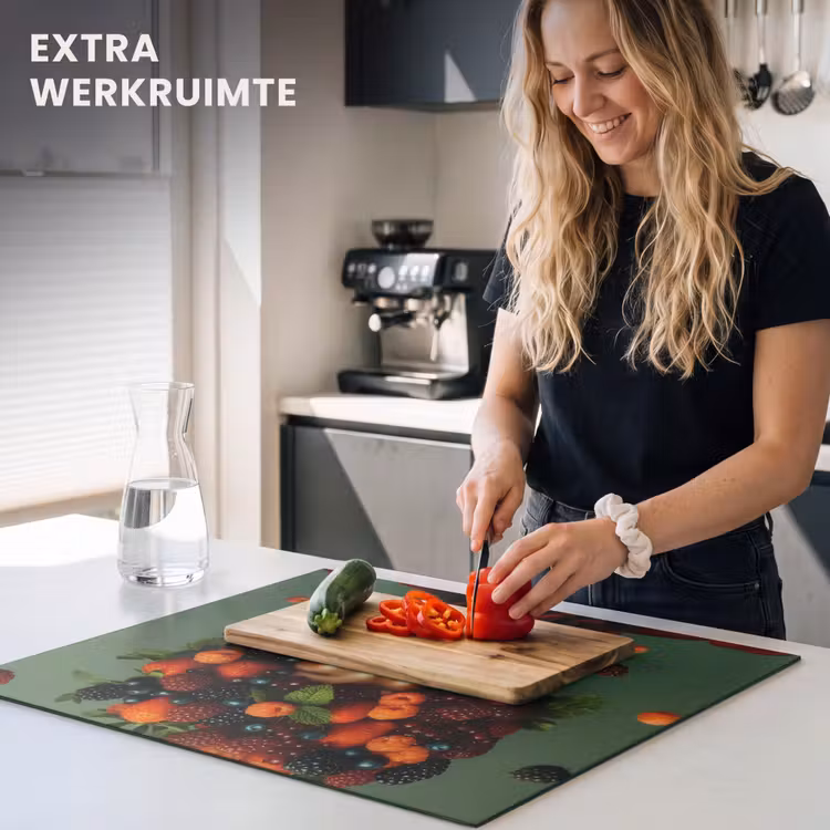 Inductie beschermer - Vrouw - Aardbeien - Frambozen - Bramen - Bessen — 5