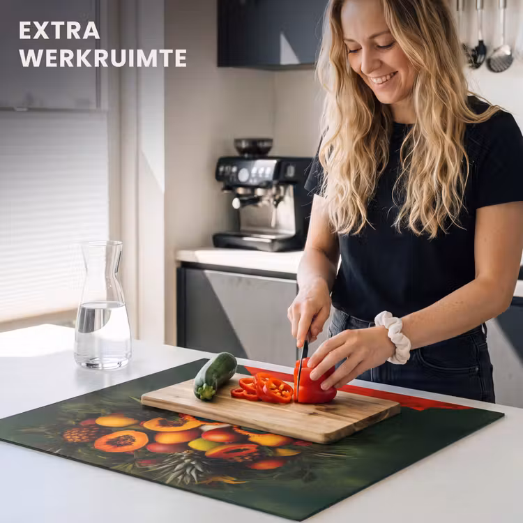 Inductie beschermer - Vrouw - Vruchten - Papaja - Ananas — 5