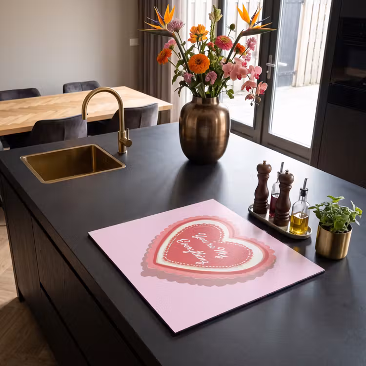 Inductie beschermer - Liefde - Hart - Valentijn — 2
