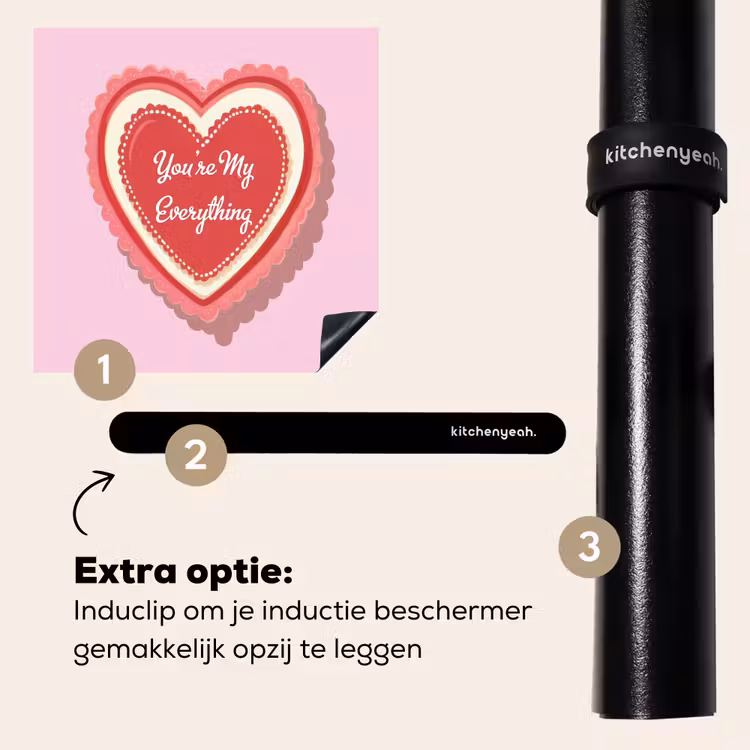 Inductie beschermer - Liefde - Hart - Valentijn — 8