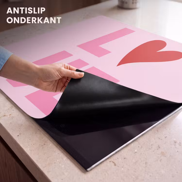 Inductie beschermer - Love - Roze - Hart - Valentijn — 6