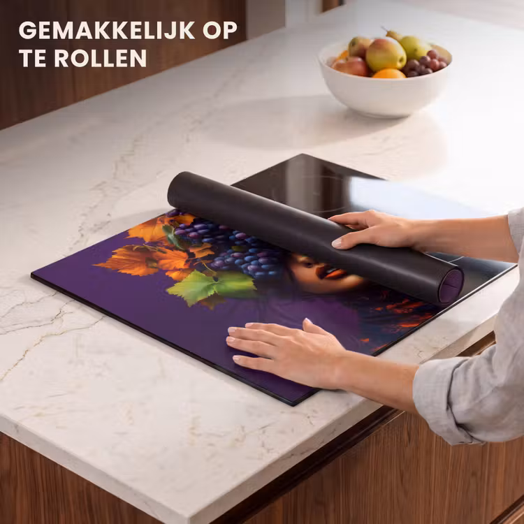 Inductie beschermer - Vrouw - Paars - Druiven — 7