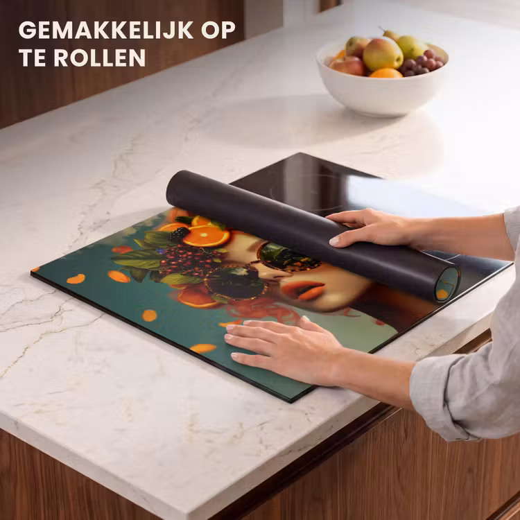 Inductie beschermer - Vrouw - Sinaasappel - Bessen - Oranje — 7