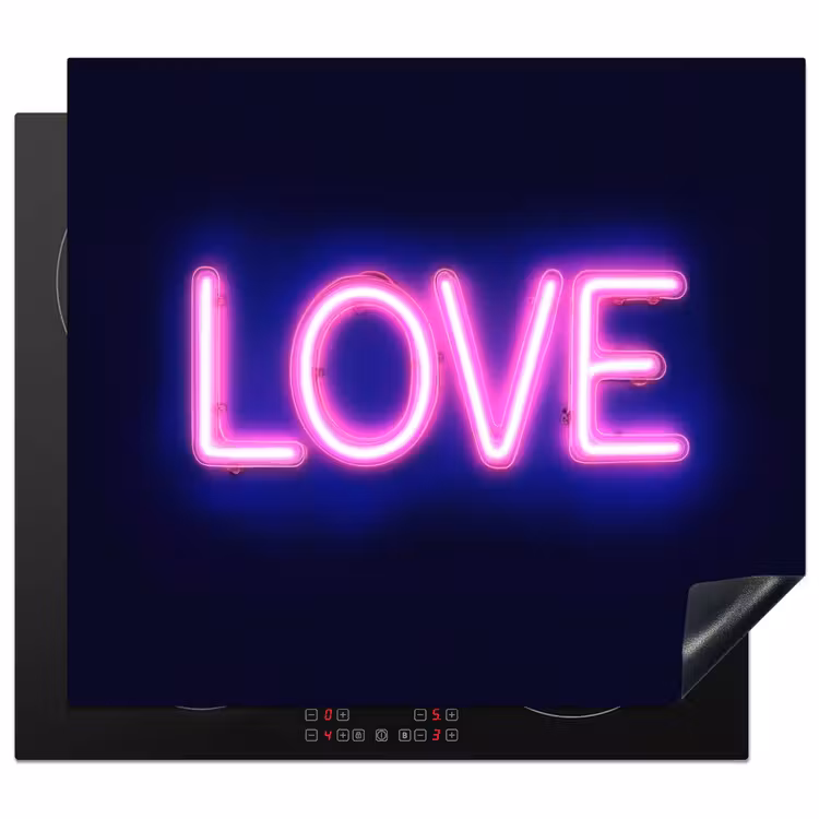 Inductie beschermer - Neon - Love - Valentijn — 1