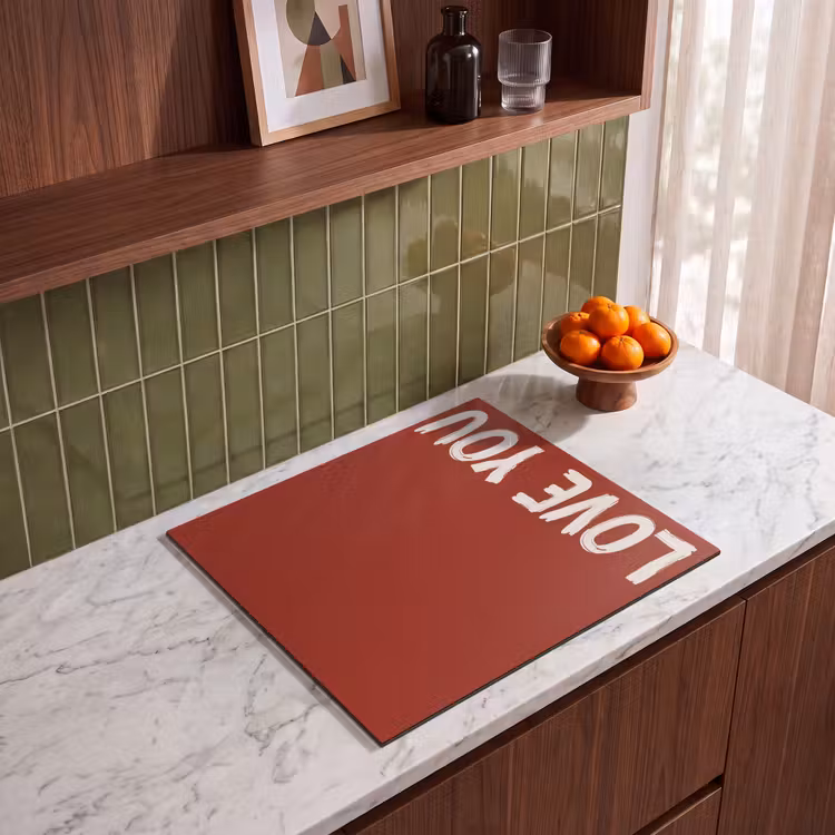 Inductie beschermer - Schuin - Loveyou - Rood — 4