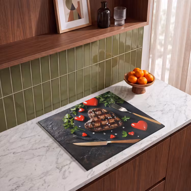 Inductie beschermer - Steak - Hart - Bestek — 4