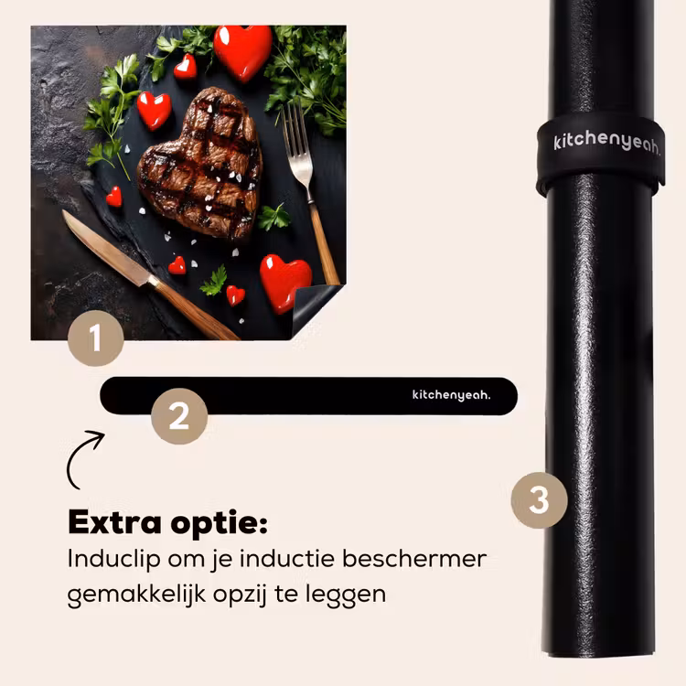 Inductie beschermer - Steak - Hart - Bestek — 8