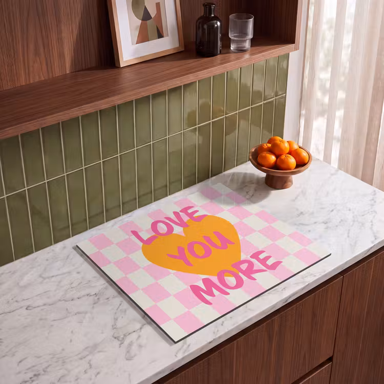 Inductie beschermer - Valentijn - Love - Roze - Oranje — 4