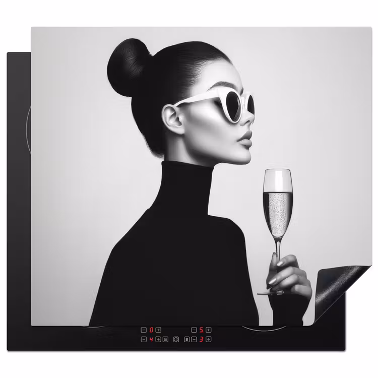 Inductie beschermer - Vrouw - Champagne - Modern — 1