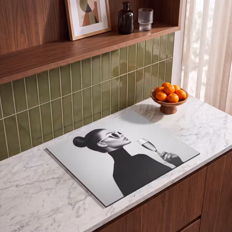 Inductie beschermer - Vrouw - Champagne - Modern — 4