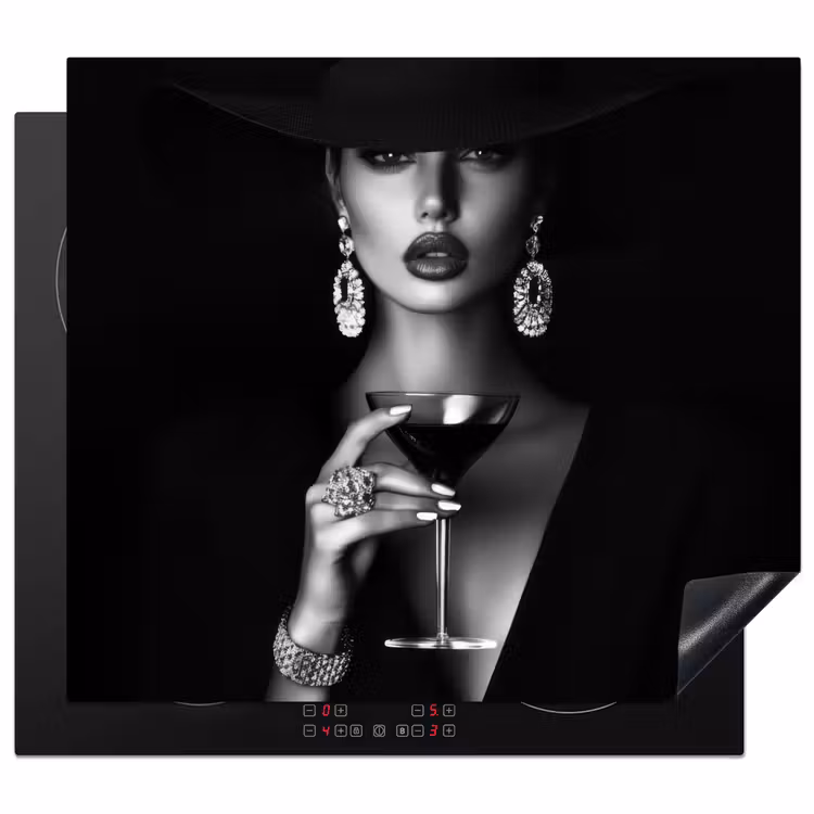 Inductie beschermer - Vrouw - Cocktail - Chic — 1