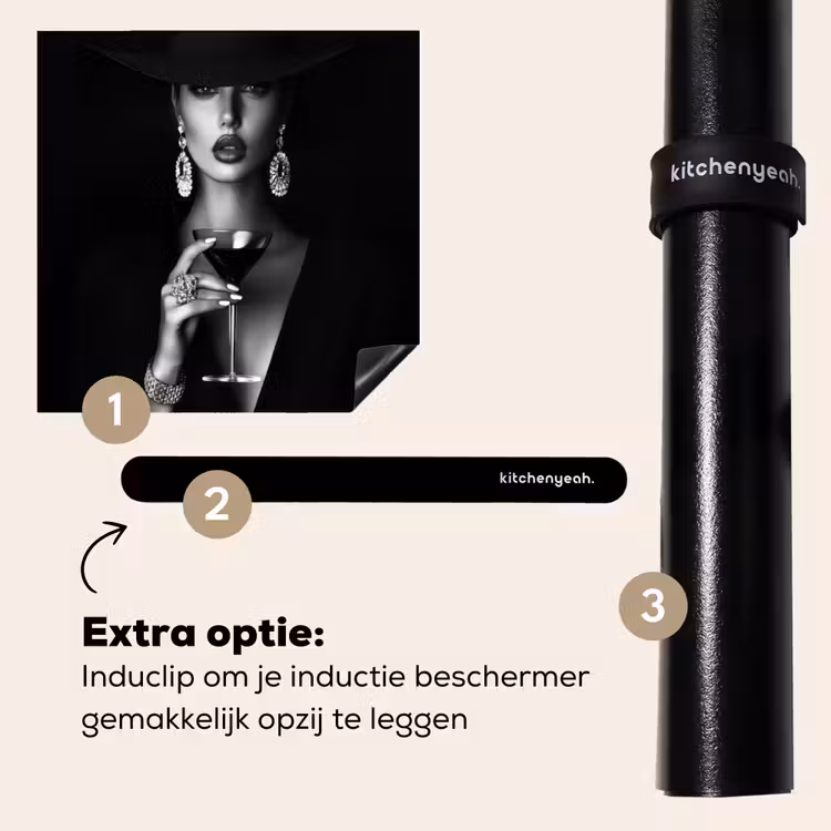 Inductie beschermer - Vrouw - Cocktail - Chic — 8