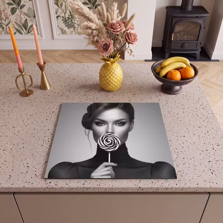 Inductie beschermer - Vrouw - Lolly - Zwart — 3