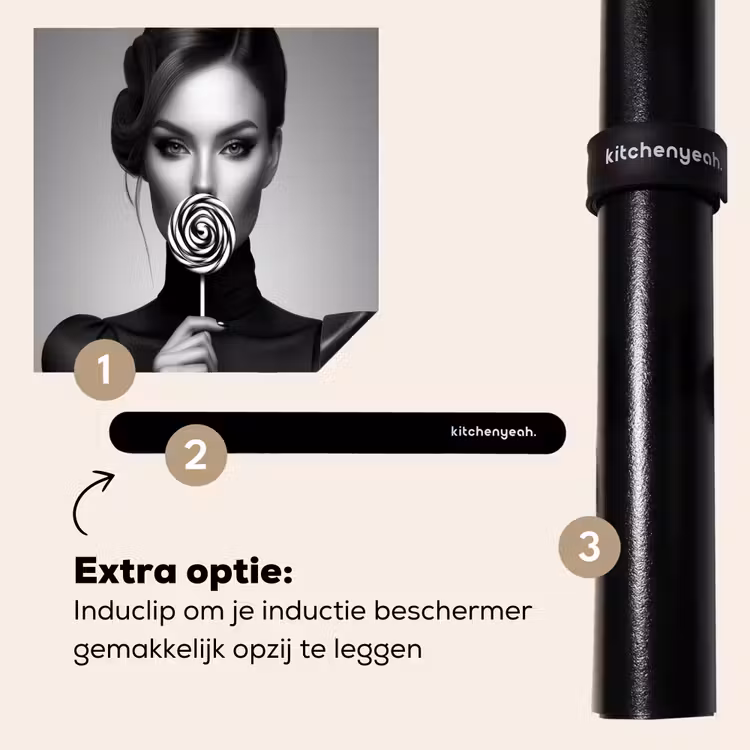 Inductie beschermer - Vrouw - Lolly - Zwart — 8