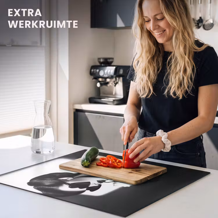 Inductie beschermer - Vrouw - Zwart - Hart — 5