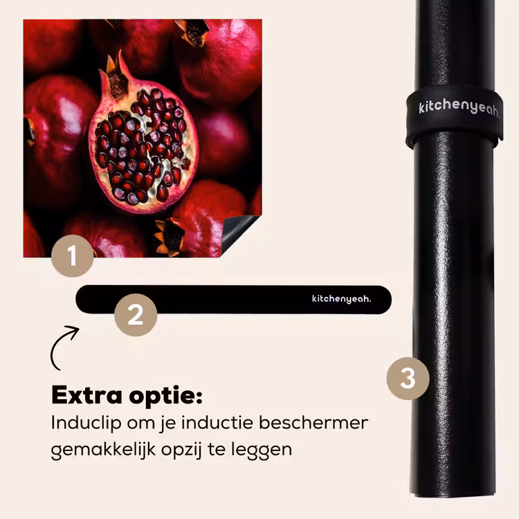 Inductie beschermer - Granaatappel - Rood - Fruit — 8