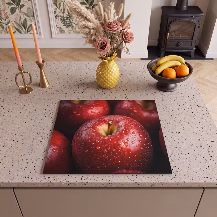 Inductie beschermer - Rood - Appels - Fruit — 3