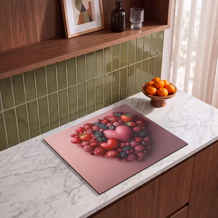 Inductie beschermer - Fruit - Hartjes - Aardbeien - Frambozen - Bosbessen — 4