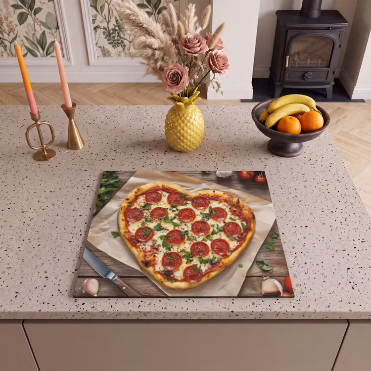Inductie beschermer - Pizza - Hart - Pepperoni - Tomaat — 3