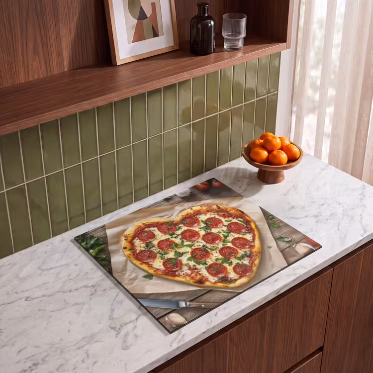 Inductie beschermer - Pizza - Hart - Pepperoni - Tomaat — 4