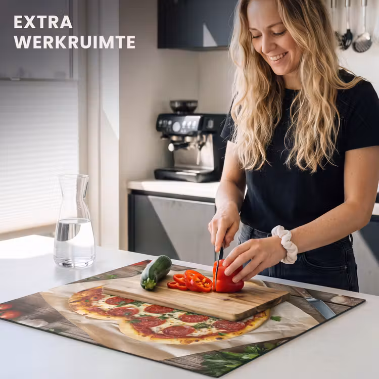 Inductie beschermer - Pizza - Hart - Pepperoni - Tomaat — 5