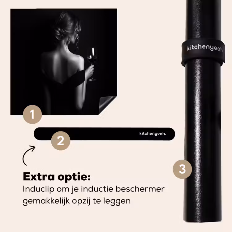 Inductie beschermer - Vrouw - Wijn - Jurk — 8