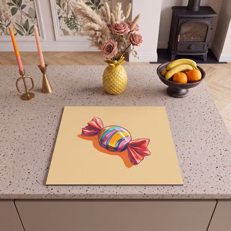 Inductie beschermer - Geel - Snoep - Kleur — 3