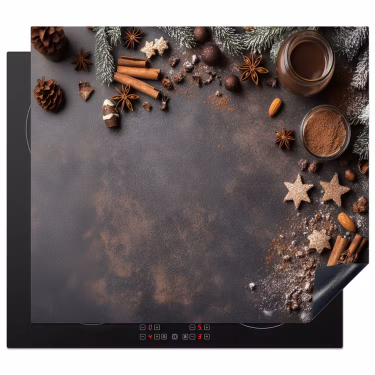 Inductie beschermer - Kaneel - Christmas - Bruin - Brons — 1